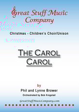 The Carol Carol Unison choral sheet music cover